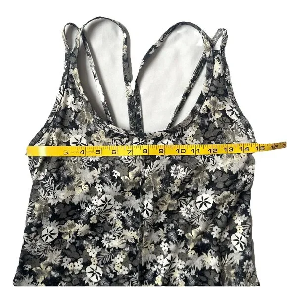 Patagonia Latticeback Strappy Floral Womens Athletic Dress Sz S Bra Stretchy EUC - Picture 7 of 9